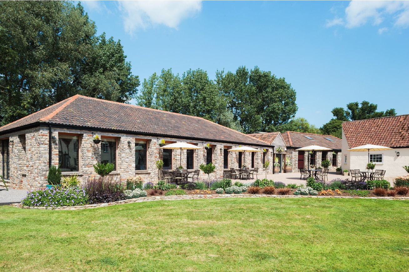 New barn exterior at Aldwick Estate